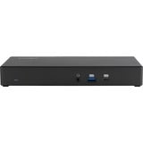 Kensington Docking station doppio 4K USB-C e USB-A SD4781P EQ Nero, Cablato, USB 3.2 Gen 2 (3.1 Gen 2) Type-C, 100 W, 3,5 mm, 10,100,1000 Mbit/s, Nero