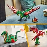 LEGO Creator Drago medievale, Giochi di costruzione Set da costruzione, 9 anno/i, Plastica, 715 pz, 944 g