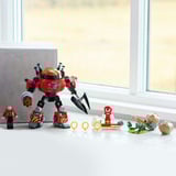 LEGO Knuckles vs. il Mech Egg Crusher del Dr. Eggman, Giochi di costruzione Set da costruzione, 8 anno/i, Plastica, 350 pz, 452 g