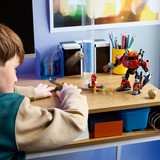 LEGO Sonic 77005 Knuckles vs. il Mech Egg Crusher del Dr. Eggman con 2 Minifigure, Anelli e Smeraldi del Caos per Bambini 8+, Giochi di costruzione Anelli e Smeraldi del Caos per Bambini 8+, Set da costruzione, 8 anno/i, Plastica, 350 pz, 452 g