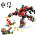 LEGO Sonic 77005 Knuckles vs. il Mech Egg Crusher del Dr. Eggman con 2 Minifigure, Anelli e Smeraldi del Caos per Bambini 8+, Giochi di costruzione Anelli e Smeraldi del Caos per Bambini 8+, Set da costruzione, 8 anno/i, Plastica, 350 pz, 452 g