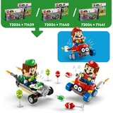 LEGO Super Mario 72034 Mario Kart : Baby Mario vs Baby Luigi, 2 Auto da Corsa da Costruire con Personaggi, Giochi Bambini 8+, Giochi di costruzione 2 Auto da Corsa da Costruire con Personaggi, Giochi Bambini 8+, Set da costruzione, 8 anno/i, Plastica, 321 pz, 387 g