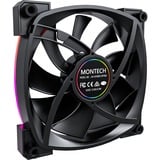 Montech AX140 PWM 140x140x25, Ventola Nero