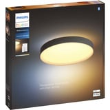 Philips Hue Lampada da soffitto White Ambiance Enrave XL, Luce LED Nero