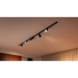 Philips Hue Perifo kit con 4 faretti spot, Lampada Nero, Philips Hue White and Color ambiance Perifo kit con 4 faretti spot, Faretto luminoso intelligente, Bluetooth, Nero, LED integrato, Metallo, Sintetico, Lampadina/e non sostituibile/i