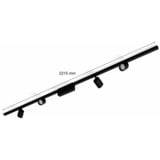 Philips Hue Philips Hue White and Color Ambiance Perifo set con 4 cilindri a sospensione Smart Nero, Lampada Nero, Philips Hue White and Color ambiance Perifo set con 4 cilindri a sospensione Smart Nero, Faretto luminoso intelligente, Bluetooth, Nero, LED integrato, Metallo, Sintetico, Lampadina/e non sostituibile/i