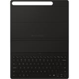 Samsung EF-DX820 QWERTZ Tedesco Pin Pogo Nero, Tastiera Nero, QWERTZ, Tedesco, Touchpad, Samsung, Galaxy Tab S10+, Galaxy Tab S9+, Galaxy Tab S9 FE+, Nero