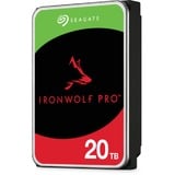 Seagate IronWolf Pro ST20000NT001 disco rigido interno 20 TB 7200 Giri/min 256 MB 3.5", Hard-disk 20 TB, 7200 Giri/min, 256 MB, 3.5"
