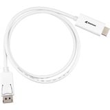 Sharkoon Cavo adattatore Displayport 1.2 > HDMI 4K bianco