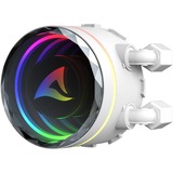 Sharkoon S80 RGB White AIO 240mm, Raffreddamento ad acqua bianco