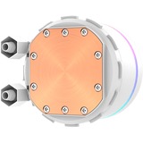 Sharkoon S80 RGB White AIO 240mm, Raffreddamento ad acqua bianco