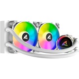 Sharkoon S80 RGB White AIO 240mm, Raffreddamento ad acqua bianco
