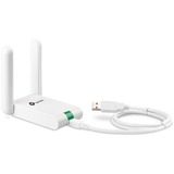 TP-Link Adattatore USB 300Mbps High Gain Wireless N bianco, Wireless, Mini-USB, WLAN, Wi-Fi 4 (802.11n), 300 Mbit/s, Bianco, Vendita al dettaglio