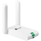 TP-Link Adattatore USB 300Mbps High Gain Wireless N, Adattatore Wi-Fi bianco, Wireless, Mini-USB, WLAN, Wi-Fi 4 (802.11n), 300 Mbit/s, Bianco, Vendita al dettaglio
