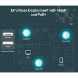 TP-Link Festa F67 Bianco Supporto Power over Ethernet (PoE), Punto di accesso 2.4 GHz, 5 GHz