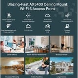 TP-Link Festa F67 Bianco Supporto Power over Ethernet (PoE), Punto di accesso 2.4 GHz, 5 GHz