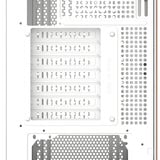Thermaltake CA-11J-00M6WN-00, Chassis Tower bianco