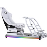 Thermaltake Cockpit simulatore di corsa GR500 Snow, Sim Rig bianco