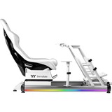 Thermaltake Cockpit simulatore di corsa GR500 Snow, Sim Rig bianco