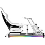 Thermaltake Cockpit simulatore di corsa GR500 Snow, Sim Rig bianco