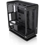 Thermaltake Core P6 Tempered Glass Mid Tower Midi Tower Nero Nero, Midi Tower, PC, Nero, SPCC, Vetro temperato, Giocare, Blu, Verde, Rosso