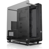 Thermaltake Core P6 Tempered Glass Mid Tower Midi Tower Nero Nero, Midi Tower, PC, Nero, SPCC, Vetro temperato, Giocare, Blu, Verde, Rosso