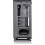 Thermaltake Core P6 Tempered Glass Mid Tower Midi Tower Nero Nero, Midi Tower, PC, Nero, SPCC, Vetro temperato, Giocare, Blu, Verde, Rosso