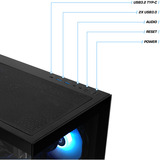 Thermaltake PC-000139-DE, PC Gaming Nero