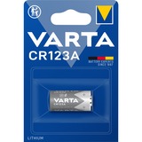 VARTA LITHIUM Cylindrical CR123A, CR17345 (Batteria a celle rotonde, 3V) Blister da 1 CR17345 (Batteria a celle rotonde, 3V) Blister da 1, Batteria monouso, CR123A, Litio, 3 V, 1 pz, 1430 mAh