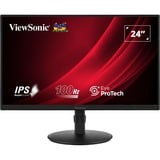 ViewSonic VA VA2408-HDJ Monitor PC 61 cm (24") 1920 x 1080 Pixel Full HD LED Nero, Monitor LED Nero (opaco), 61 cm (24"), 1920 x 1080 Pixel, Full HD, LED, 5 ms, Nero