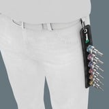 Wera 05003996001 Set di bussole, chiave combinata   Nero, Set di bussole, 1/2", Metrico, 6 testina/e, 4,5,6,8,10 mm