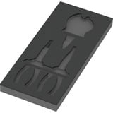 Wera 9881 Inserto in schiuma per set di pinze KNIPEX 2, vuoto, Deposito Nero/grigio