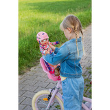 ZAPF Creation BABY born® Seggiolino per bicicletta, Accessori della bambola fucsia/Blu