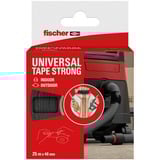 fischer GOW Nastro in tessuto UNIVERSAL TAPE STRONG, 25m x 48mm, Nasto adesivo trasparente