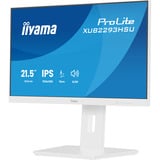 iiyama XUB2293HSU-W7, Monitor LED bianco (matto)