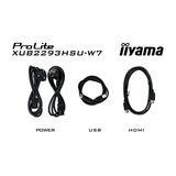 iiyama XUB2293HSU-W7, Monitor LED bianco (matto)