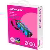 ADATA SC740-2000G-CBU, Disco a stato solido Nero/Blu