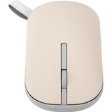 ASUS Marshmallow MD100 mouse Ufficio Ambidestro RF senza fili + Bluetooth Ottico 1600 DPI beige/grigio, Ambidestro, Ottico, RF senza fili + Bluetooth, 1600 DPI, Beige, Verde