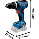 Bosch GSB 18V-65 2100 Giri/min Chiave 1,12 kg Nero, Blu, Trapano avvitatore blu, Trapano con impugnatura a pistola, Chiave, Nero, Blu, 2100 Giri/min, 550 Giri/min, 2100 Giri/min