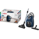 Bosch Serie 8 BGB75X494 aspirapolvere a traino 5 L A cilindro Secco 650 W Sacchetto per la polvere blu/Nero, 650 W, A cilindro, Secco, Sacchetto per la polvere, 5 L, Filtro per allergia