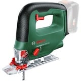 Bosch Universal Saw 18V-100 seghetto elettrico 2600 spm (fogli per minuto) 2 kg, Puzzle verde, Maniglia superiore, Alluminio, Nero, Verde, -45 - 45°, Alluminio, Acciaio, Legno, Acciaio, 2600 spm (fogli per minuto)