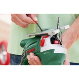 Bosch Universal Saw 18V-100 seghetto elettrico 2600 spm (fogli per minuto) 2 kg, Puzzle verde, Maniglia superiore, Alluminio, Nero, Verde, -45 - 45°, Alluminio, Acciaio, Legno, Acciaio, 2600 spm (fogli per minuto)