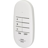Brennenstuhl Comfort-Line Mini Radio Switching Set 3+1 , Presa commutata bianco