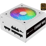 Corsair CX Series CX550F RGB alimentatore per computer 550 W 24-pin ATX ATX Bianco, Alimentatore PC bianco, 550 W, 100 - 240 V, 47 - 63 Hz, 10 - 5 A, 24-pin ATX, PC