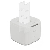 DeLOCK 63331 contenitore di unità di archiviazione Box esterno SSD Bianco M.2 bianco, Box esterno SSD, M.2, M.2, PCI Express, 10 Gbit/s, Collegamento del dispositivo USB, Bianco