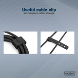 Digitus AK-600108-010-S, Cavo Nero