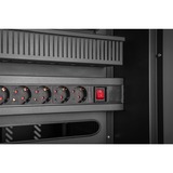 Digitus Armadio di ricarica mobile per notebook / tablet fino a 15,6 pollici, Stazione di ricarica Nero, 6 pollici, Libera installazione, Nero, Pavimento, Acrilonitrile butadiene stirene (ABS), Alluminio, Acciaio, Computer portatile, 39,6 cm (15.6")