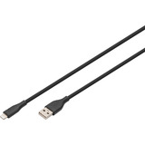 Digitus Cavo in silicone USB 2.0 USB-A > Lightning, certificato MFI Nero
