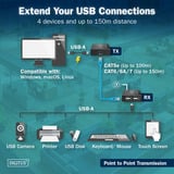 Digitus DA-73120, Estensione USB Nero