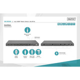Digitus DS-55509, Switch HDMI grigio